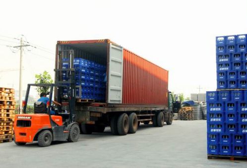 wine bottles wholesale loading