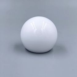 White ball spray cap for perfume vials